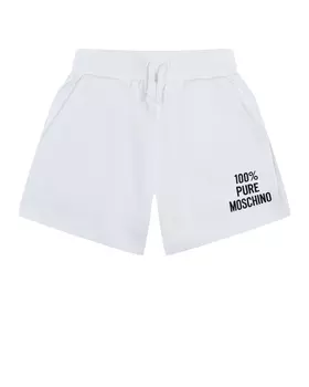 Шорты с принтом "100% Pure Moschino"