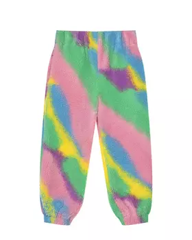 Спортивные брюки с принтом "tie-dye" Stella McCartney детские