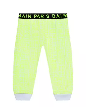 Спортивные брюки со сплошным лого Balmain