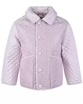 Стеганая куртка для девочек Burberry детская