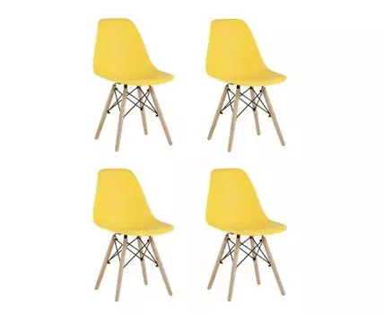 Стул Style DSW желтый x4