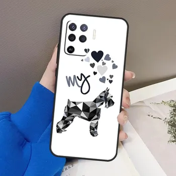 Чехол с изображением щенка шнауцера для OPPO A15 A16 A3S A5S A52 A72 A94 A74 A54 A83 A91 A93 A31 A5 A9 2020 A53 S OPPO A54 4G