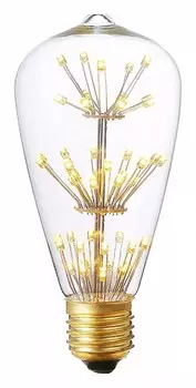 Лампа светодиодная филаментная Loft IT E27 3W прозрачная ST64-47LED