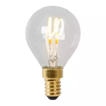 Лампа светодиодная диммируемая Lucide E14 3W 2700K прозрачная 49046/03/60