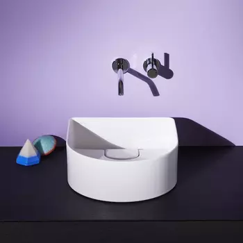 LAUFEN (Sonar) Раковина-чаша 340x340х130 мм, SaphirKeramik, без отверст. для смесителя и перелива
