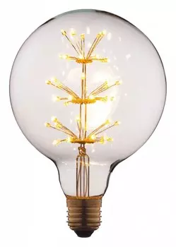 Лампа светодиодная филаментная E27 3W прозрачная G12547LED