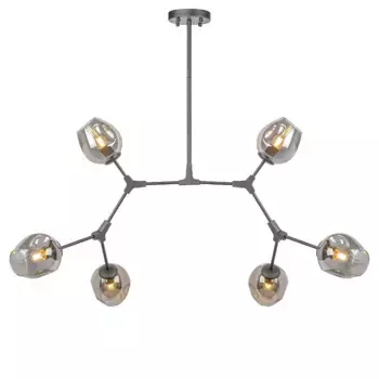 Люстра на штанге AM Group LOFT-6 BK