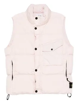 Жилет с логотипом Compass Stone Island, розовый