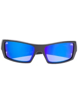 Oakley солнцезащитные очки Gascan с зеркальными линзами, черный