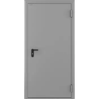 Дверь техническая DoorHan ДТ-60 глухая правая серый RAL 7035 980х2050 мм