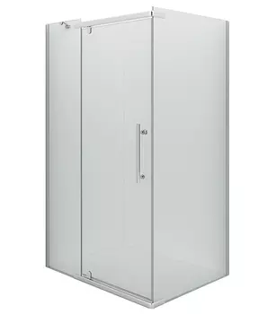 Душевой уголок Erlit Comfort хром 120х90х200 см прямоугольник стекло прозрачное 6 мм (ER10112H-С1)