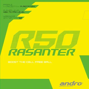 Накладка для настольного тенниса andro Lasanter R50 Series 1 Rotation 112289 Black No. (BK) 1,7
