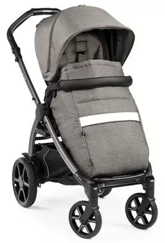Прогулочная коляска Peg-Perego Book City Grey (+ Защитный чехол СМЕШАРИКИ в подарок!)