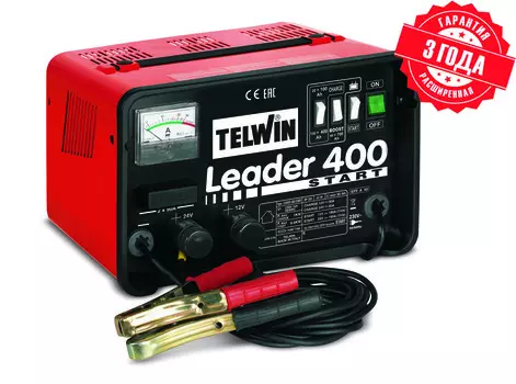 Пуско-зарядное сетевое устройство Telwin Leader 400 Start 230В(12/24В, 45А) (+ Антисептик-спрей для рук в подарок!)