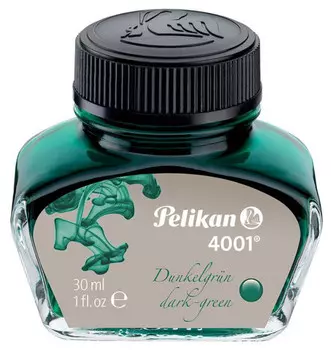 Pelikan Чернила (флакон), темно-зеленые, 30 мл