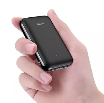 Портативное зарядное устройство Baseus Mini JA power bank 10000mAh Черный