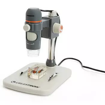 Портативный цифровой микроскоп Celestron Pro (+ Книга «Невидимый мир» в подарок!)