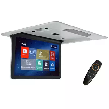 Потолочный монитор 15.6" Android ERGO ER15AFL (1920x1080) Toyota Alphard серый (+ Антисептик-спрей для рук в подарок!)