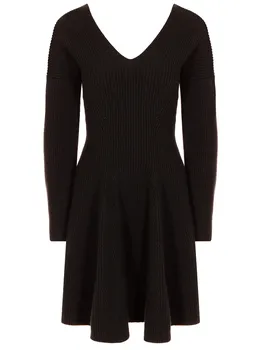 Платье шерстяное ALEXANDER MCQUEEN
