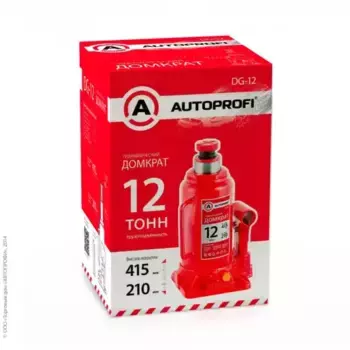 Домкрат гидравлический AUTOPROFI DG-12 12 т 415 мм 210 мм