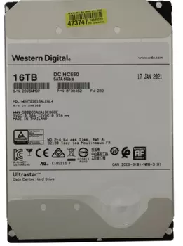 Жесткий диск 16Тб Western Digital Ultrastar DC HC550 (WUH721816ALE6L4)
