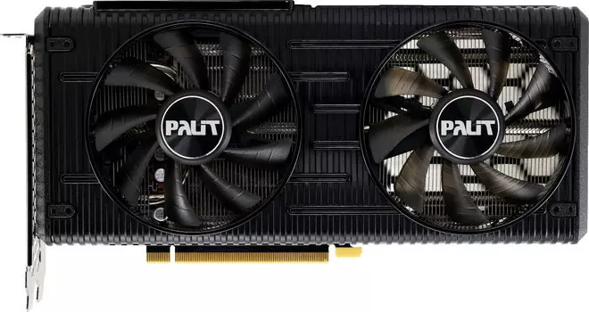 Видеокарта 12 Гб Palit NVIDIA GeForce RTX 3060 Dual V1 LHR (NE63060019K9-190AD V1)
