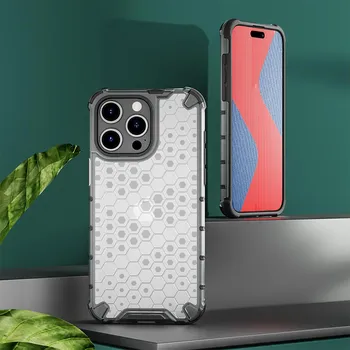 Противоударный защитный чехол KEYSION для iPhone 15 Pro 15 Ultra, силиконовый + сотовый чехол из поликарбоната для iPhone 15 Plus for iPhone 15 синий
