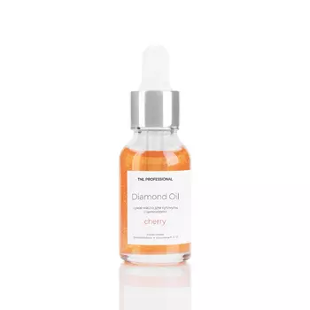 TNL Professional, Сухое масло для кутикулы Diamond Oil с шиммером - вишня, 15 мл