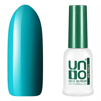 UNO, Гель-лак №010 Морская волна, Sea Wave, 8 мл