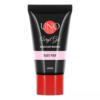 UNO LUX, Акрил-гель Baby Pink, 30 г