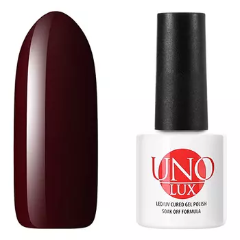 UNO LUX, Гель-лак №012 Cabernet, Каберне
