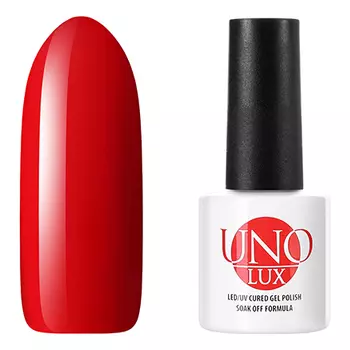 UNO LUX, Гель-лак №020 Hot Chili, Острый чили