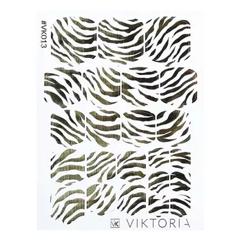 VIKTORIA, Плёнка для дизайна ногтей, №013