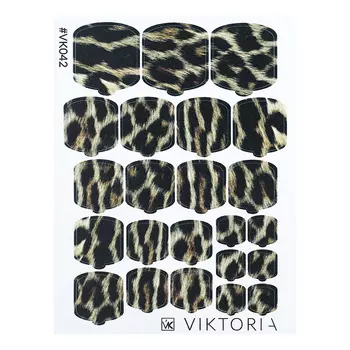 VIKTORIA, Плёнка для дизайна ногтей, №042