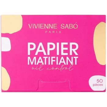 Vivienne Sabo, Матирующие салфетки Oil Control, 50 шт.