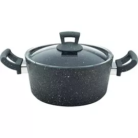 Кастрюля 2,5л КАТЮША Классика литая алюминиевая с крышкой 8020-300-2
