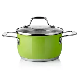 Кастрюля с крышкой 16см нерж.сталь Esprado Aranda Verde ARVL16GE101