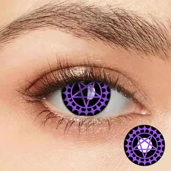 Цветные контактные линзы Cospay JeweLens 2шт. Серия Шаринган