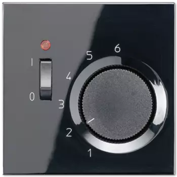 TRLS231SW LS 990 Черный Термостат комнатный, 10(4)А Jung LS серия
