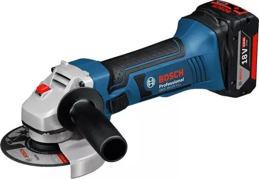 Углошлифовальная машина Bosch GWS 18-125 V-LI 18Вт 10000об/мин рез.шпин.:M14 d=125мм