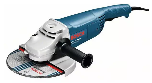 Углошлифовальная машина Bosch GWS 22-230 H Professional 2200Вт 6500об/мин рез.шпин.:M14 d=230мм