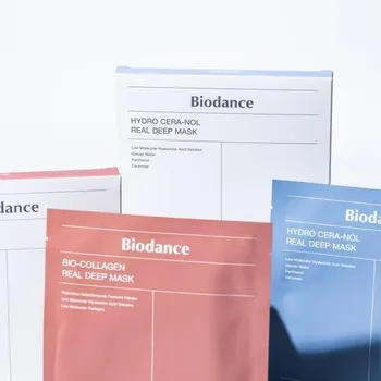 Biodance Real Deep Mask 4 листа, 2 вида, выберите 1 (Коллаген/Серанол) 4 pieces of collagen