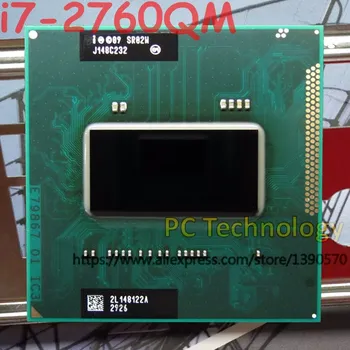 Оригинальный процессор Intel Core i7-2760QM SR02W, процессор i7 2760QM, 2,40 ГГц, L3 = 6 Мб, четырехъядерный, бесплатная доставка, отправка в течение 1 дня