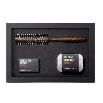 Zew For Men, Straight Beard, Набор косметики по уходу за бородой, 3 шт