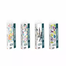 Набор капиллярных ручек SKETCHMARKER Artist fine pen 12 цв., разный состав