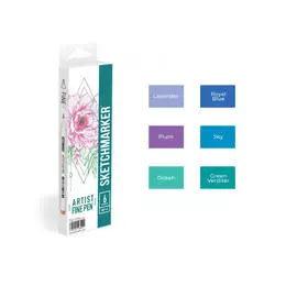 Набор капиллярных ручек SKETCHMARKER Artist fine pen Basic 1 6цв