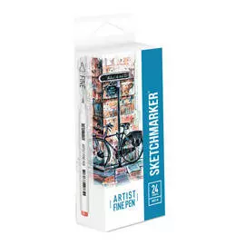 Набор капиллярных ручек SKETCHMARKER Artist fine pen Basic 2 24цв