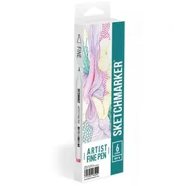 Набор капиллярных ручек SKETCHMARKER Artist fine pen Basic 2 6цв