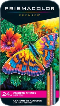 Набор карандашей цветные Prismacolor "Premier" 24 цвета, металлическая коробка