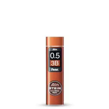 Набор грифелей для механического карандаша Pentel "Ain Stein" 40 шт 0,5 мм, 3B